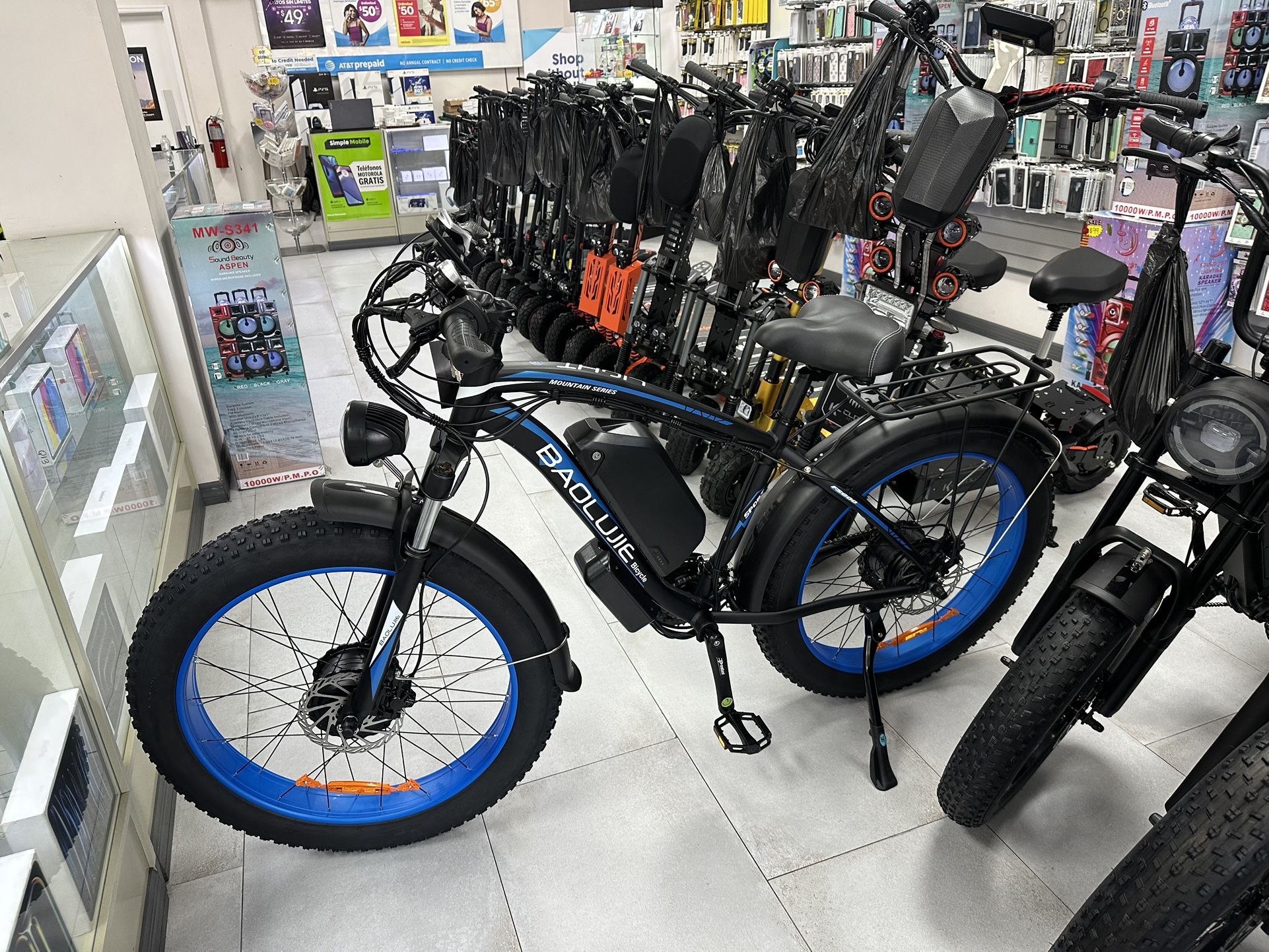 Baolujie Electric Bicycle 38MPH 3,000Watts! Finance For $50 Down Payment!!