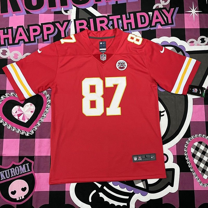 Kansas City Chiefs Red Jersey #87 KELCE NFL
