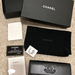 Authentic Chanel Flap Wallet $900