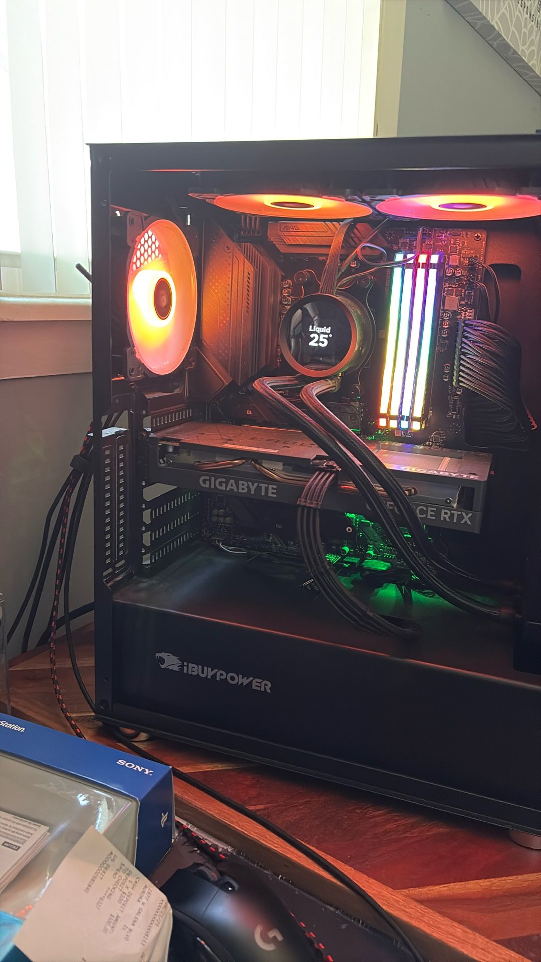 Custom rgb gaming Pc