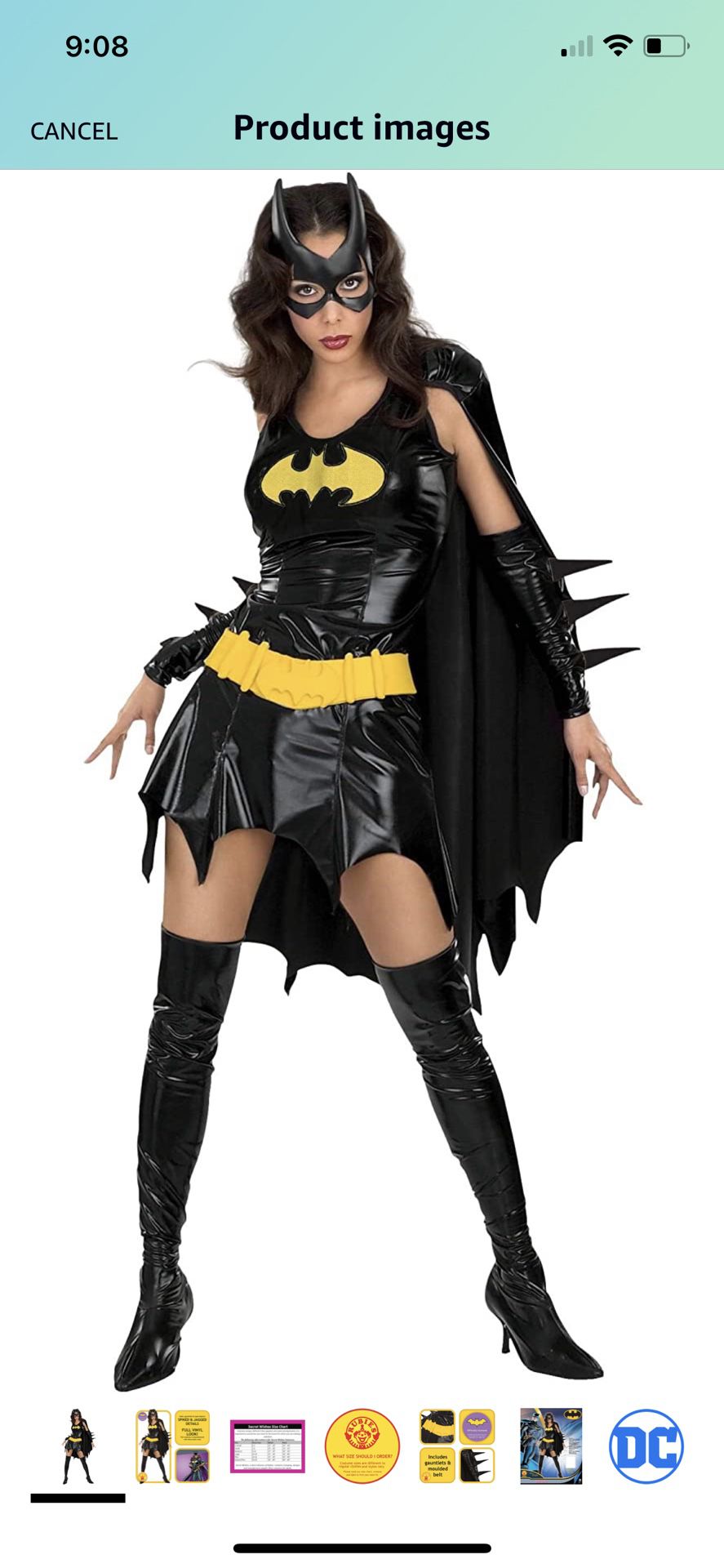 Bat Woman Costume Small - Medium