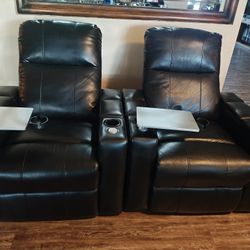 POWER RECLINING THEATER CHAIRS 