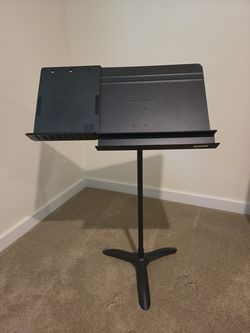 Manhasset 28-58" Music Stand with Sheet & tray extension