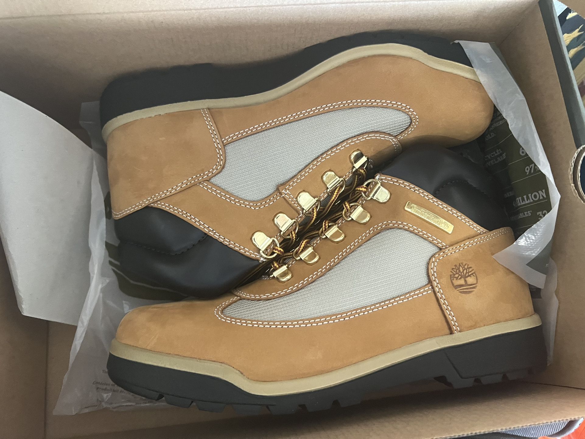 🔥 Timberland Field Boot – Wheat Nubuck (6.5M Juniors) — BRAND NEW 🔥