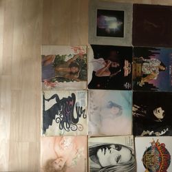 12 Used Vinyl Albums Well Known Artists