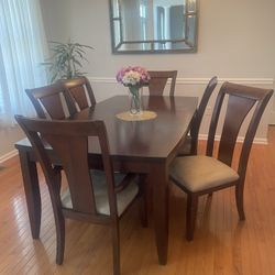 Dining Room Table and Cabinet
