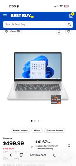 New hp laptop