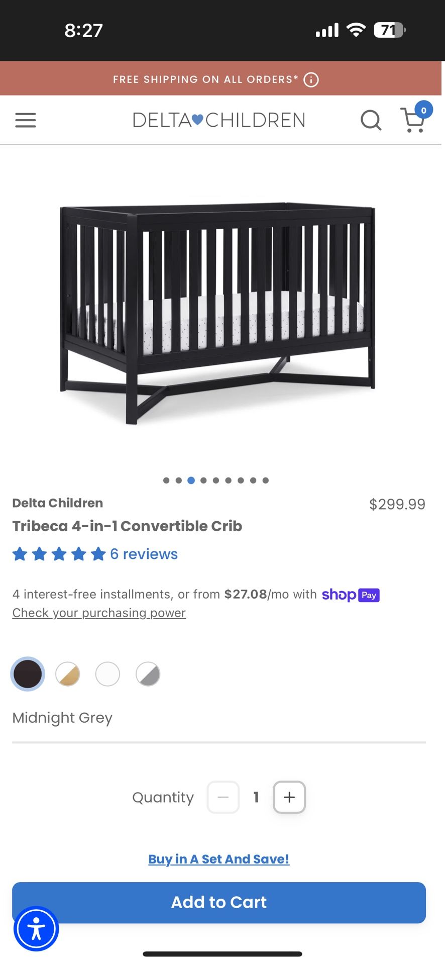 Toddler Bed (plus Crib)