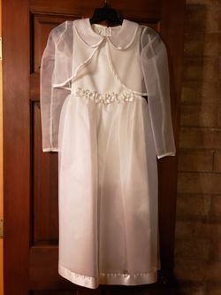 Girl's White Dress
