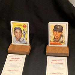 Vintage  Whitey Ford 207,  Gil Hodges   102