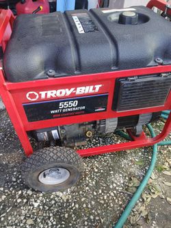 Troy Bilt Generator Runs Good 5500 Watts