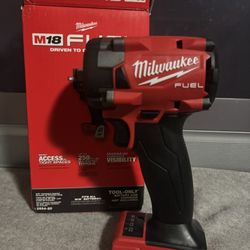 Milwaukee M18 FUEL GEN-3 18V Lithium-Ion Brushless Cordless 3/8 in. Compact Impact Wrench with Friction Ring (Tool-Only)