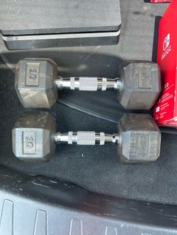 Rubber dumbbells
