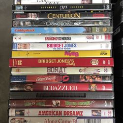 80+ DVDs