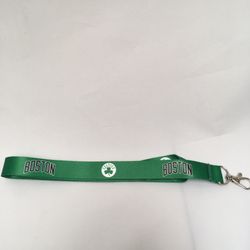 Boston Celtics lanyard keychain