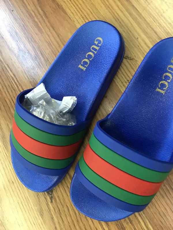 gucci flip flops pearls