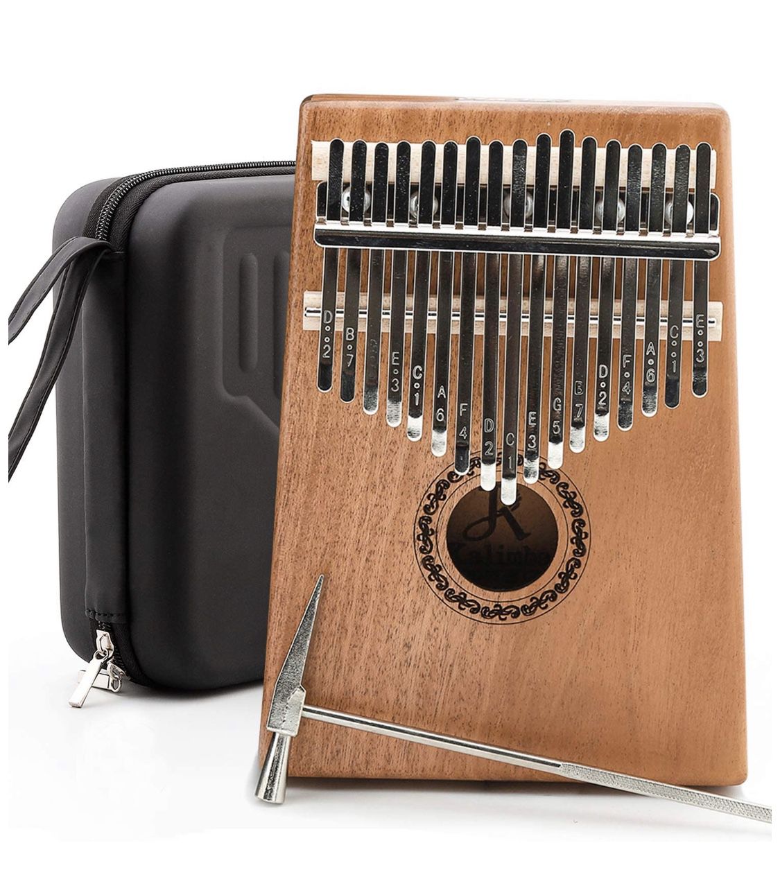 Kalimba with carrying case