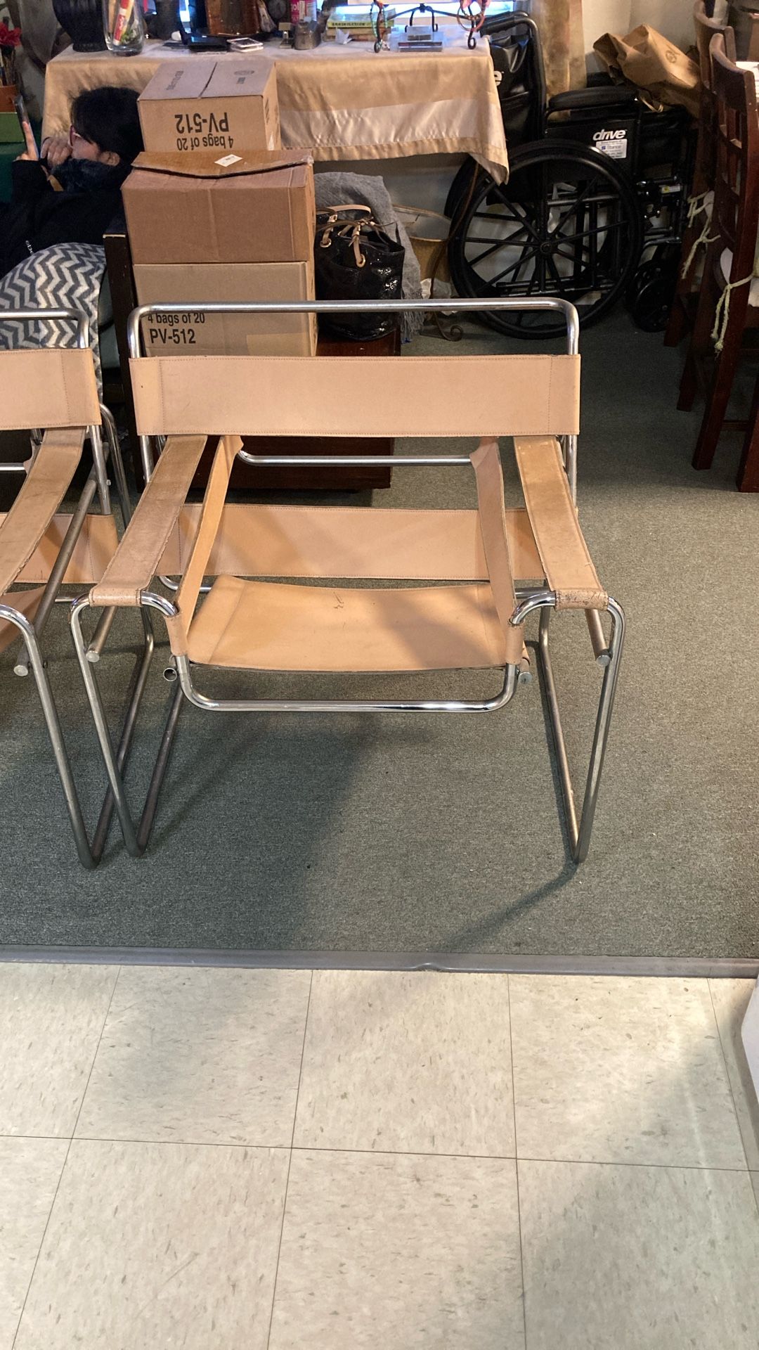 Handmade Leather Office chairs