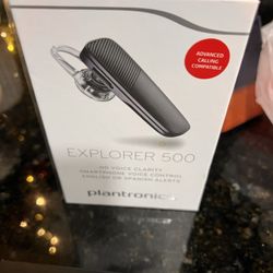 Plantronics Explorer 500 Bluetooth Wireless HD Headset Black
