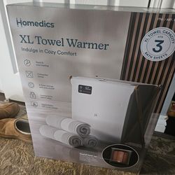 Homedics XL towel warmer - new