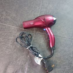 Conair 259BNPY Infiniti Pro Hair Dryer 1875W - Burgundy Red