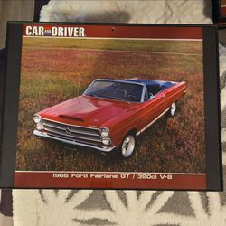 Car and Driver 1966 Ford Fairlane GT Framed Print