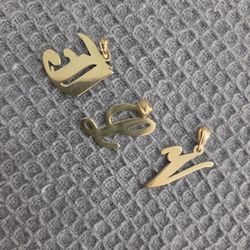 14k Gold Pendants 