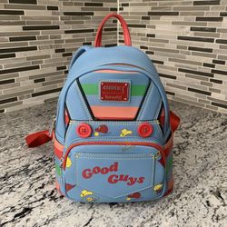 Loungefly Childs Play Chucky Cosplay Mini Backpack Horror