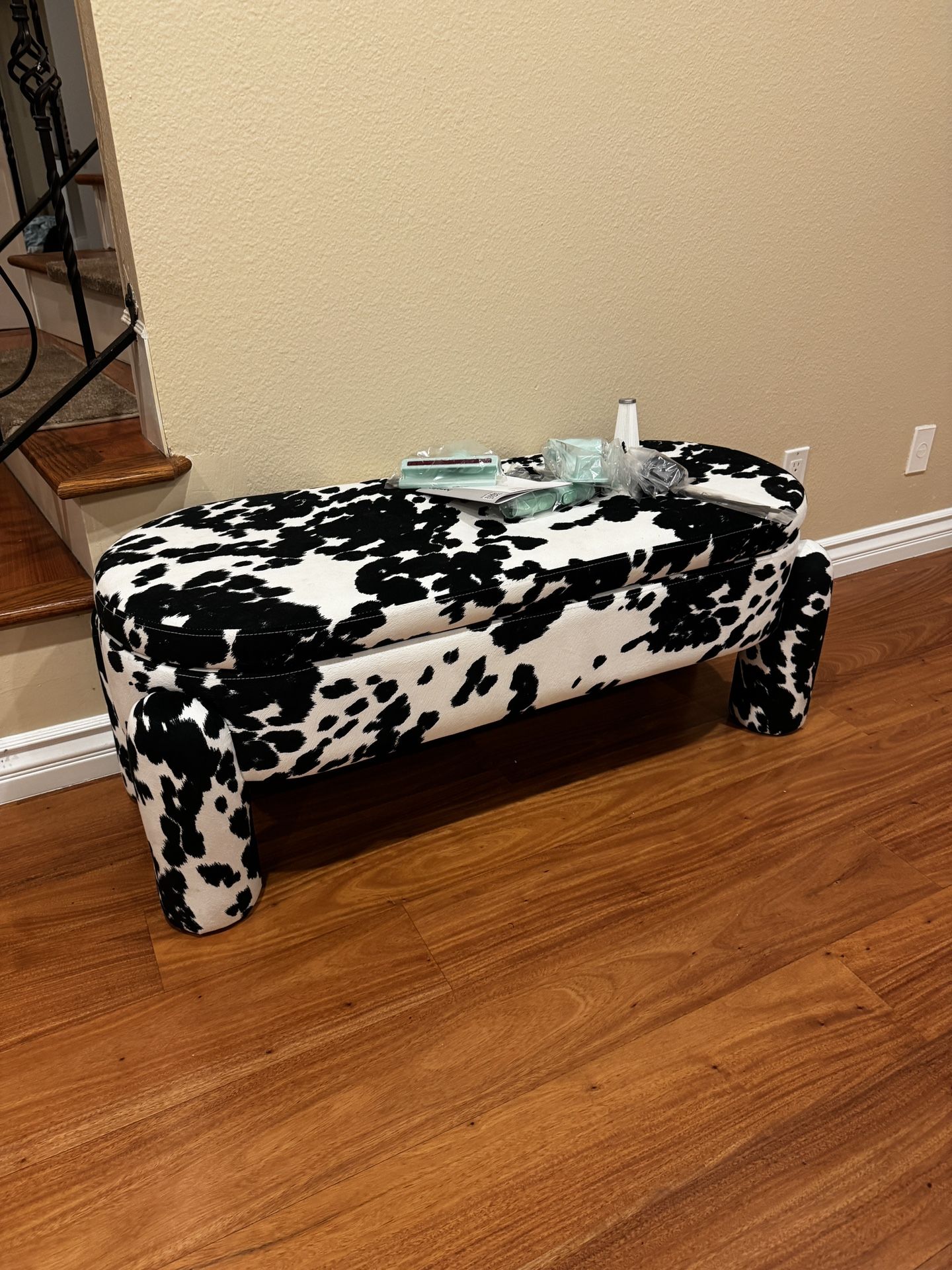 Cow Print Automan Wit Storage 