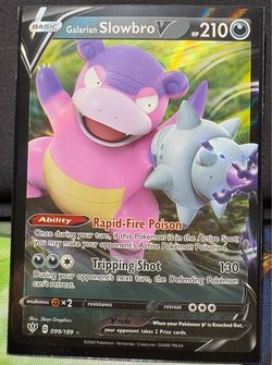 Slowbro V pokemon card