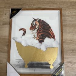 Tiger photo + Frame