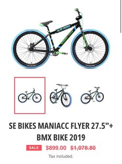 SE Racing Maniacc Flyer 27.5”+