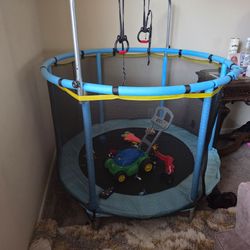 Inside mini trampoline