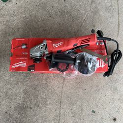 New Milwaukee 11 Amp Corded 4-1/2 in. Small Angle Grinder with Lock-On Paddle Switch