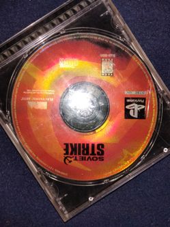 Soviet Strike PS1 PlayStation Game Disc