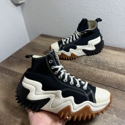 Converse Run Star Motion Hi - Black Gum Sneakers Mens Size 8 Shoes