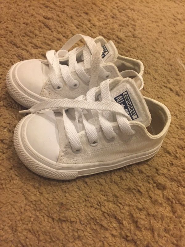 5C White & Cream Converse