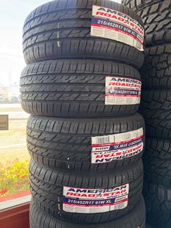 ✅📲215/45/17 vendo set de llantas nuevas América