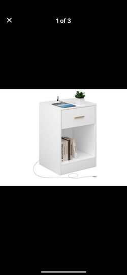 white brand new nightstand