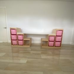 Organizador Con Marmol Y Madera