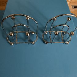Set Of 2 Brand New Chrome Caddies