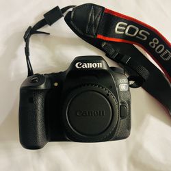 Canon EOS 80D DSLR Camera (Body Only) in Black