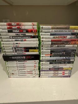 Lot of 51 Xbox 360 Video Games