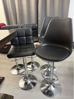 5 adjustable chairs