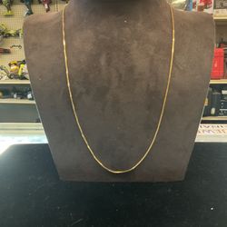 14k Box Chain 37548-4