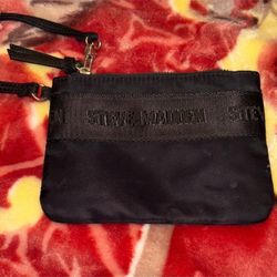 Steve Madden Black Wrist Bag