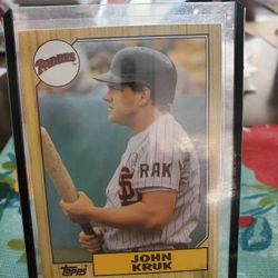 Philadelphia Phillips John Kruk 1987 Topps 1987 Leaf  Rookie Baseball Cards 