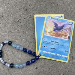 Bead Bracelet W Trading Card