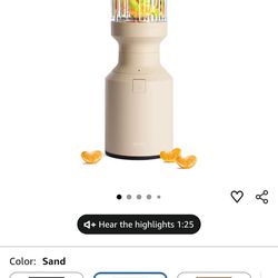 The Beast Mini Blender | Mini Countertop Kitchen Blender | Blend Smoothies and Shakes, Dressings, Sauces, Dips | Straw Cap and Straws Included | 600W 