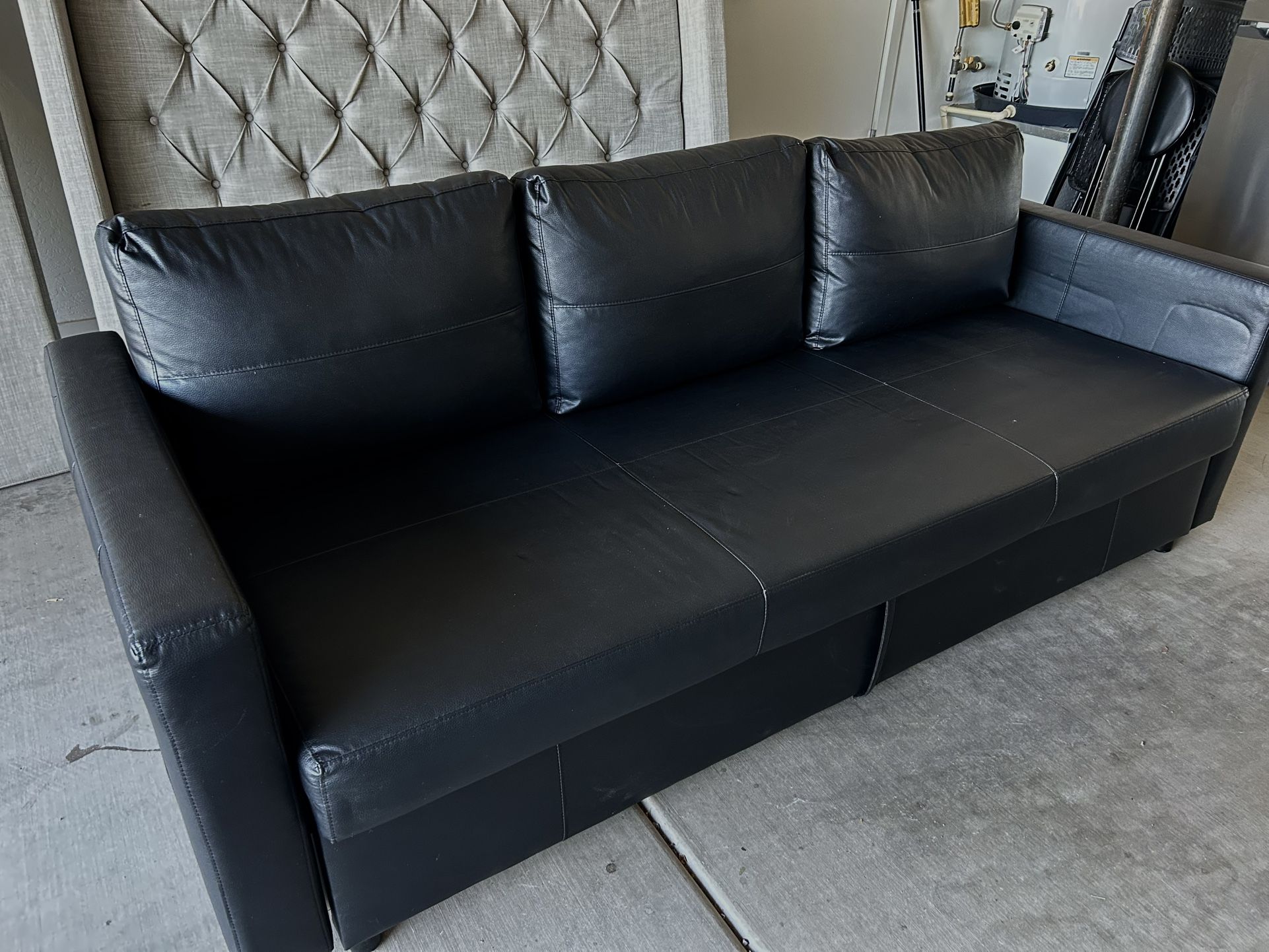 Leather Sleeper Sofa (Best offer)